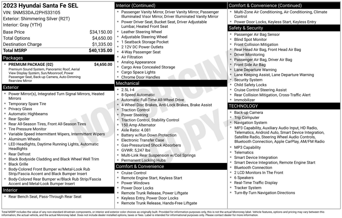 hyundai santa fe 2023 5NMS3DAJ2PH533105 image hyundai santa fe 2023 5NMS3DAJ2PH533105 image